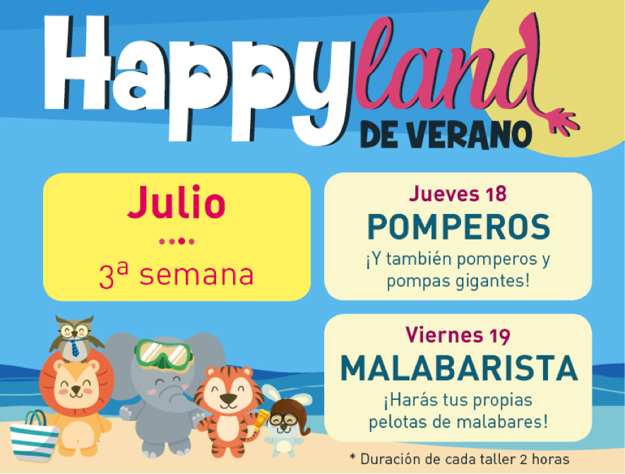 Happyland jueves 18 y viernes 19
